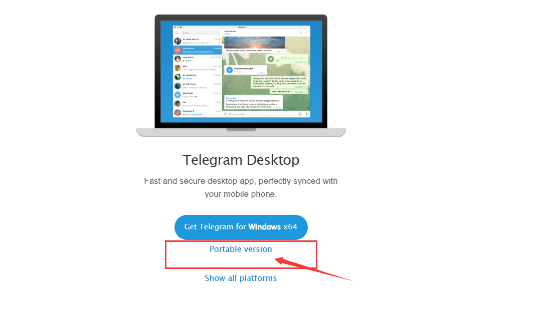 下载 Telegram Portable 便携版